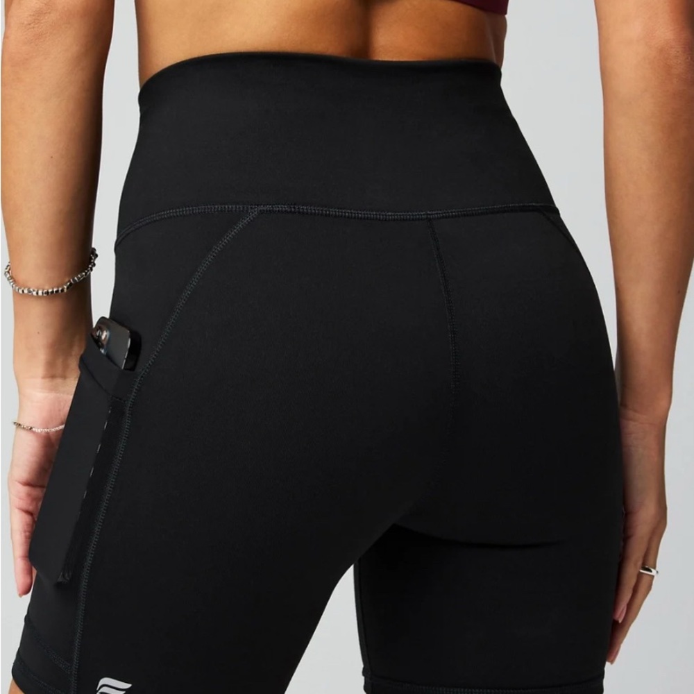High-Waisted Black Women's Shorts